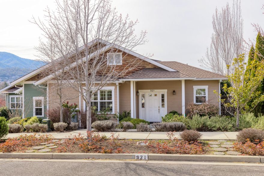 This well-maintained 2005 built home has 1648 sq. ft. on the main level with a spacious master bedroom and en suite, access to balcony overlooking Mt. Ashland, guest bedroom, full bathroom, kitchen, dining, family room and over-sized laundry room. The lower level has an additional 485 sq. ft. which consists of a very large room that is stubbed out for both electrical and plumbing and  could be a third bedroom and en suite. There is also abundant storage and access to a two car garage.  Take the elevator from the garage to the main level for easy living. Granite countertops, whole house vacuum, gorgeous view and easy access are just a few of the things that make this home a great place to live.