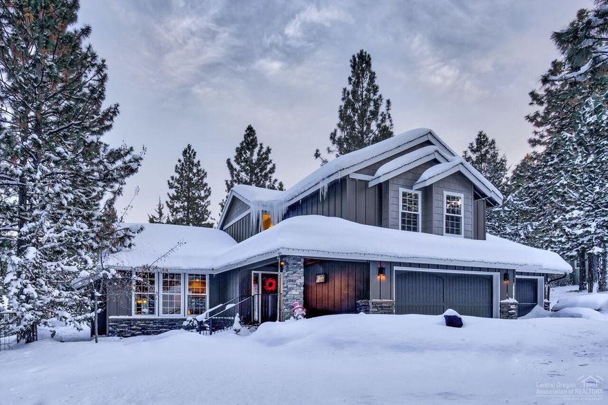 Great home on a park-like .66 acre lot located on a quiet Awbrey Butte cul-de-sac. Great room concept w/ recently upgraded kitchen and newer carpet, main level master, upper ensuite, 2 more bedrooms, bath and spacious great room. The rear yard has huge pave patio, beautiful water feature & enclosed hot tub area. Covered aver entry and wonderful front yard w/bubbling rock fountain. Big 3 car garage w/epoxy floor finish. This is a fantastic home that shouldn't be missed!