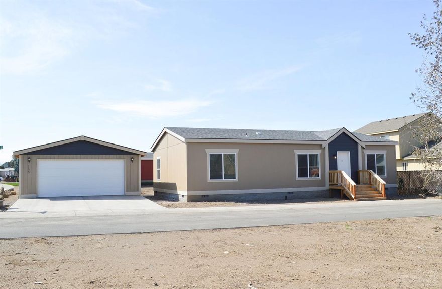 Newly constructed Fleetwood home and double car garage, on a corner lot. Open floor plan, crown moulding, warm colors throughout. Master separation from other bedrooms. Exterior work should be done by middle of April.