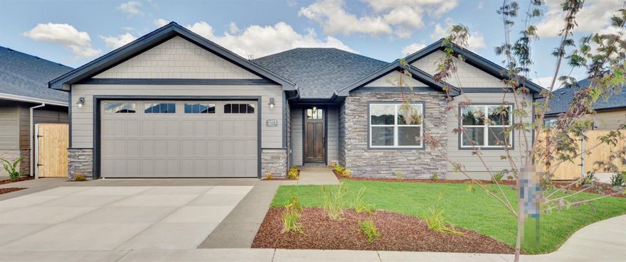 FALL 2020 ''Come Home To Quality'' 
This custom home built by Galpin Homes, includes many top-quality finishes. Little touches like base molding and wrapped windows create a finished and upgraded look to your home. The kitchen has many high-end features including stainless steel appliances, granite counters, walk-in pantry, wifi down light Bluetooth speaker and a large kitchen island perfect for gathering friends and family around. We also include a charging station plug in the garage for electric cars. With your custom home you have a variety of custom finishes to choose from; flooring, tile, granite, lighting and so much more. Our custom homes have a large master bathroom with a custom walk in tile shower, granite counters and a large walk in closet. Our homes include landscaping and fences so they are move in ready. This is one of the newest homes in the Cedar Landing Community in East Medford, a new neighborhood with a proposed 2.91 miles of trail and over 20 acres of open space