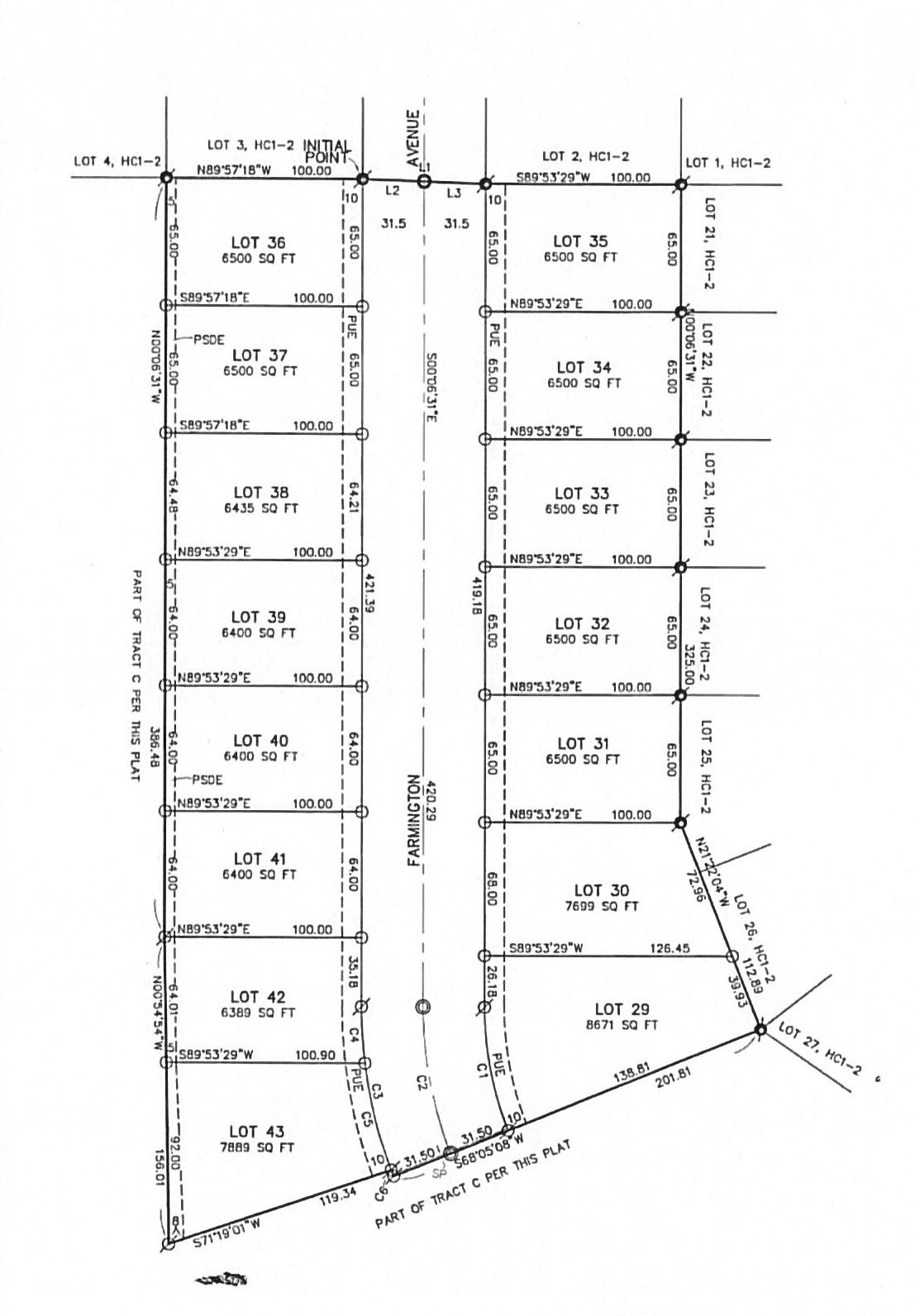 High Cedars Subdivision, Phase 3a - Residential