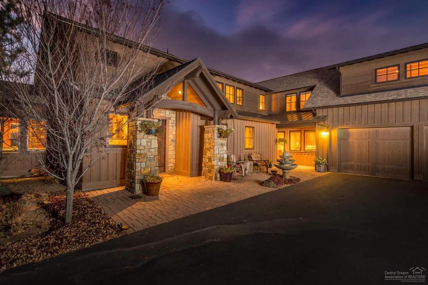 Sophistication meets Luxury amidst the rustic community of Brasada Ranch. Hope Vista lot 573 inspires relaxation with Antique washed Beams, towering Cedar ceilings, Knotty Alder accents & sweeping Cascade Mountain views. Built by FRC Design Builders, precision was accomplished. This 4149 sqft home gleams of natural, custom finishes, white oak floors, quartz counter tops & stone accents. The floor plan features Great room, Gourmet kitchen, Master bed/bath, 2 en-suites, Theater room, loft & office.