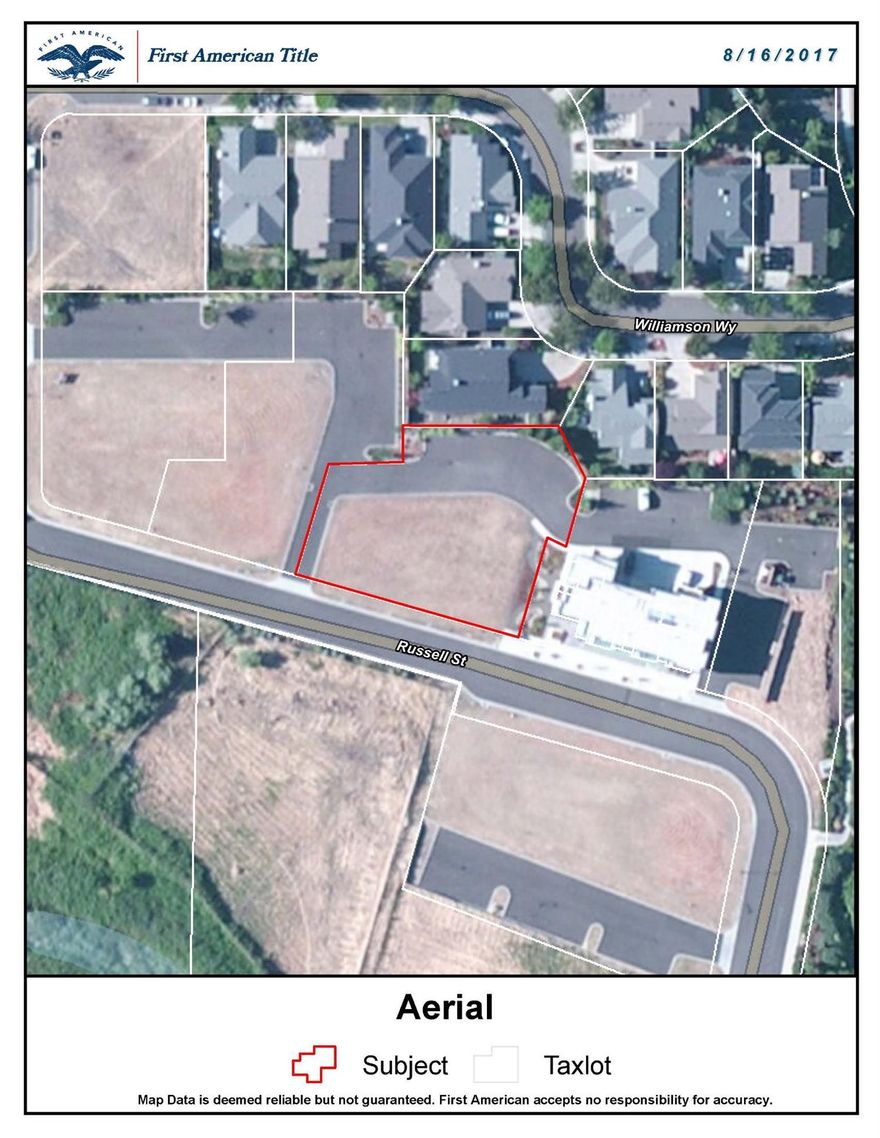 Railroad District location with flexible E-1 zoning for commercial/mixed use and live/work. Falcon Heights Lot #3 at 469 Russell Street is fully developed with sewer taps, water meters, transformers and other utilities as well as parking lot, storm water detention, landscaping, parking lights...seller estimates that $100k on site improvements is already done. This is well designed mixed-use development, with amazing views. Very close to downtown, the Ashland Co-op, coffee shops, restaurants and other neighbor commercial services. Permitted uses include professional, medical, retail, light manufacturing, residential on second floor, live/work, and hotel/motel/travel accommodations (with Conditional Use Permit). Falcon Heights, is within an Enterprise zone. Check with the City of Ashland for more information about tax credits.