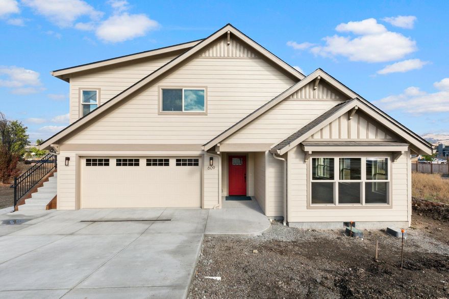 Custom to be built single level 3/2 home with separate 1 bedroom apartment just blocks from downtown Talent dining and entertainment, and just minutes to Ashland. Home includes a covered front porch along with a 9' entry and vaults in the great room and owner's suite. Home will have quartz counters, matching backsplash, gas fireplace, custom cabinets, and a combination of tile, hardwood or laminate flooring with carpet in the bedrooms. Built by well respected Suncrest Homes this package includes a seller credit at closing for a 2/1 interest rate buy down or a pre-construction interest rate lock. Built to Earth Advantage standards the house will be at least 15% more efficient than homes built to code. Pictures are for illustration purposes. Setup a meeting with the builder and be part of the design process. With limited inventory why not design a custom solution to fit your personality and lifestyle! Specification list for the house and apartment are available upon request.