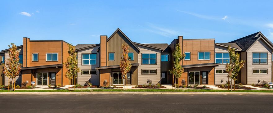 Welcome to Elm Park, a northwest modern townhome community in Redmond. Less than ½ mile from Fairhaven Park and under a mile from the Dry Canyon trail system, this new 30-unit townhome community is sure to be a crown jewel in the bustling neighborhood of NW Redmond! Units will feature private garages, main level kitchen & living areas, quartz countertops, durable laminate hardwood flooring and other designer finishes throughout! The efficient floorplans vary, but all units are 3 beds / 2.5 baths, expertly designed to enhance natural lighting and limit common wall disturbances. These low-maintenance townhomes will make the perfect investment, vacation getaway, or permanent family home! Photos are of previously completed Building, similar floor plans.