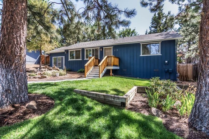 Great vacation home in Bend located near The Old Mill District with shopping, dining, outdoor concerts and events. Bend's Historic Downtown and fast growing Box Factory District are just a quick bike ride away. This 3 bedroom, 2.5 bath permitted vacation rental is fully furnished and turn key. The home offers great guest space as well as a master suite. Open concept living/dining/kitchen features a gorgeous gas fireplace. Third bedroom or kids playroom gives everyone space to stretch out. Soak up the fresh air and sunshine in the fenced backyard. The home is located on a non-thru street with little to no traffic - super quiet! It is permitted for up to 6 guests.  Put the short term rental permit to use and your Bend getaway will help pay for itself. All things Bend are easily accessible from this home!