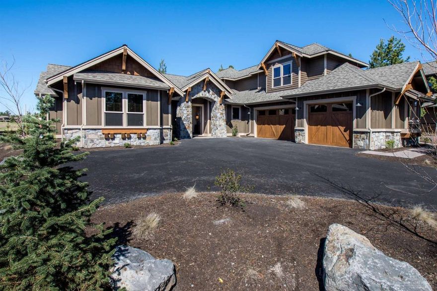 Welcome home to this exceptional vacation retreat in Caldera Springs. Northwest craftsman style with quality touches throughout. 10' ceilings and large windows provide light and beautiful outdoor views of the 9-hole links course. Three master suites on main level along with great room, gourmet kitchen, laundry and mud room. Expansive covered paver patio with hot tub and outdoor fireplace for relaxing or entertaining. Upstairs you will find 2 more suites, + bonus room. Sold fully furnished.