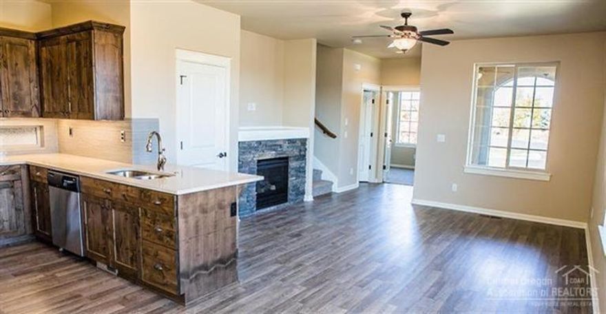 New Pahlisch Homes quality construction! Solid quartz countertops, Knotty Alder cabinetry, stone gas fireplace. Kitchen with stainless appliances, and pantry. Open floor plan with great room, dining and kitchen easily accessed for gathering. Master suite with walk-in closet. Superior community amenities just a short walk from your doorstep: pools/fitness center/gym/clubhouse. Photos of similar home, actual specs will vary