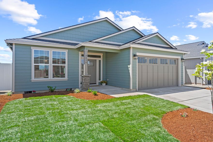 New construction home featuring three bedrooms and two bathrooms, thoughtfully designed with an open
 layout and tall ceilings throughout. This home offers expansive living spaces and a well-appointed
 kitchen, perfect for hosting gatherings! The kitchen showcases a spacious island, granite countertops,
 a convenient pantry, stainless steel appliances, and a window overlooking the backyard. Step outside to
 discover a generously sized covered patio, landscaped front and back yards equipped with automatic
 sprinklers, and a fencing ensuring added privacy!