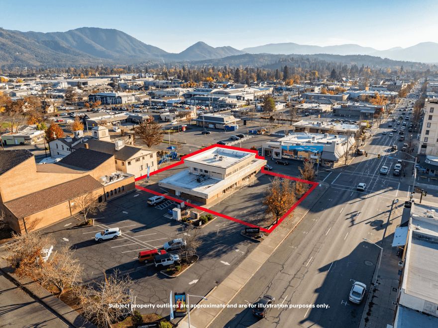 Exclusively presented for sale - 405 NE 6th Street, a professional office building located at a 'Main and Main' corner of downtown Grants Pass (the ''Property'')! Sited on one of the most visible corners in the city, the Property enjoys visibility to over 20k+ VPD & strong pedestrian traffic. Access is exceptional, with multiple driveways off of arterial NE 6th St & NE D St, leading to the expansive paved parking lot w/ 31 spaces. Inside, the building is a rare combination of a truly well-maintained asset, a functional layout, & extensive in-place systems & infrastructure. The public lobby enjoys layers of security & access controls, & leads to the efficient first floor with multiple private offices, open space, restrooms, & large conference rooms. 2nd floor enjoys additional private offices, w/ a total of 13 private offices across 5,920 SF. Inside & out are immaculate - new roof, HVAC units, & more! Multiple units may be possible. See OM & contact listing brokers for more info!