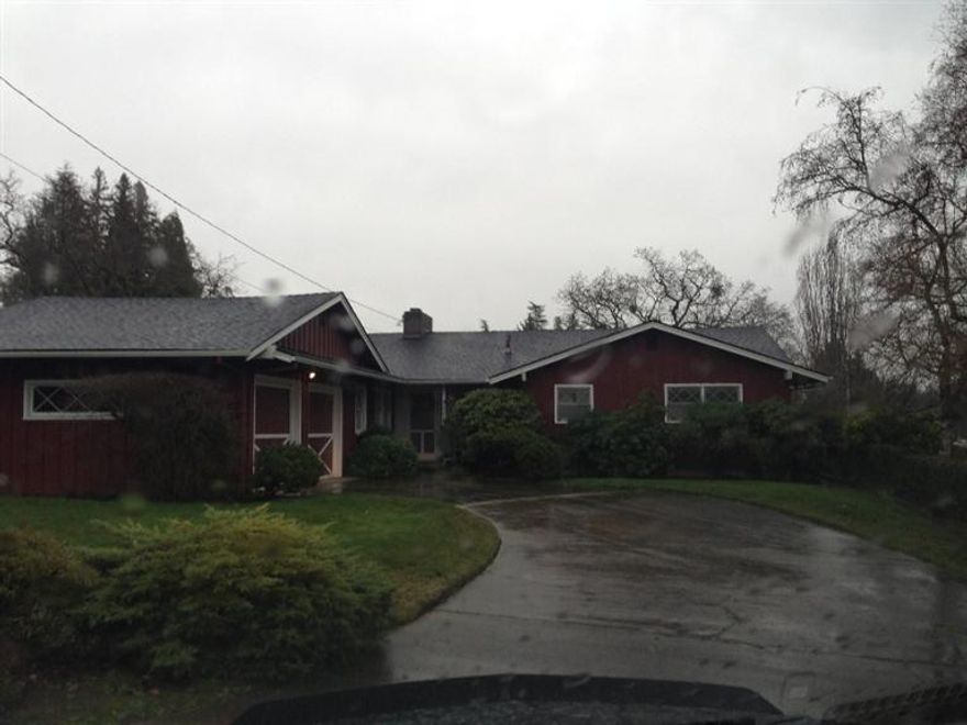 A wonderful family home in a terrific location. Centrally located formal entry. Kitchen w/open access to family room w/wood burning fireplace. Good size living room w/wood burning fireplace and large windows facing to the South. 3 nice size bedrooms. 2 car garage provides access to laundry room, 1/2 bath and kitchen. Patio overlooks in-ground poop which has been re-textured approx 3 yrs ago. Pleasant mature grounds, open field to the south and private paved area to the east make this home situated in a great setting and a great overall neighborhood.