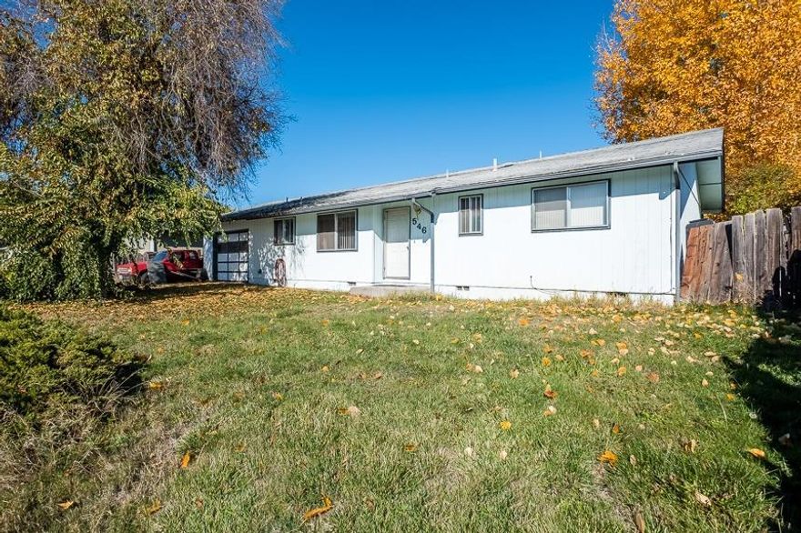 Great opportunity for first time home buyer or investor. This 1174 sqft 3 bedroom 1.5 bath home sits on a large .19 acre lot. Home has laminate flooring in dining and kitchen area, with carpet in hallway and bedrooms. Living room leads to covered back deck and a large back yard. There is additional trailer parking on the side of the one car attached garage. home has newer heat pump. Needs TLC but has tons of potential.