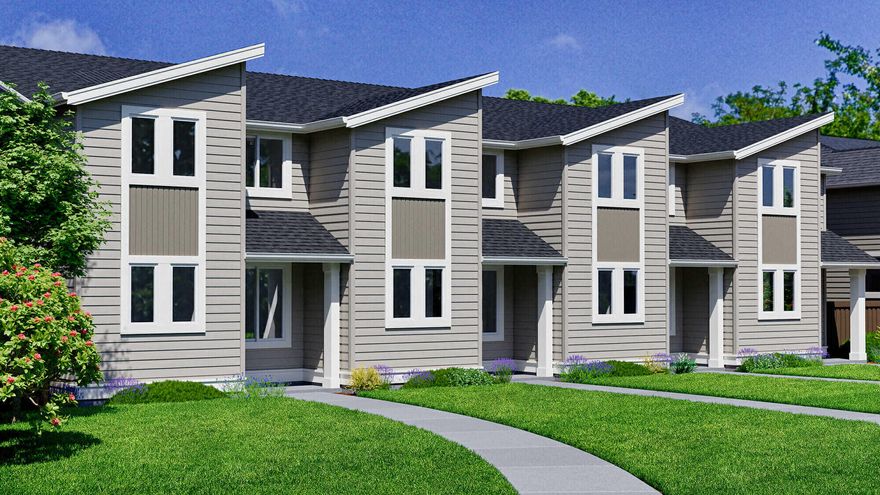 #192 - Live large in a Parkside end unit townhome by quality award winning Pahlisch Homes in our Petrosa Community in NE Bend OR.   You will love the open concept kitchen/dining/great room with cozy gas fireplace and light/bright loft with skylight!  Quality finishes include: 6 inch baseboards, choose your cabinet color, Quartz counters throughout, stainless steel appliances, luxury laminate plank flooring throughout main floor, bathrooms and laundry AND much more! Double wall construction for added insulation, gutters and more.   Photos are of similar floorplan, specs vary. Front yard landscaping and AC included.  Homeowners and residents here will have access to a full spectrum of private recreational amenities including swimming pools, parks, green spaces, and paved paths by Summer 2023.  Estimated completion early 2024. Petrosa Model Home is open Fri-Tues 12-5.  $5,000 buyer bonus when using Hixon Mortgage for financing.  Across from new city park and very near the Amenity complex