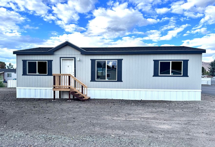 Brand New & Move-In Ready! This home offers 3 bedrooms, 2 bathrooms, and 1,173 sq. ft. of thoughtfully designed living space. The open-concept layout, primary suite with walk-in closet and private ensuite, and dedicated laundry area add style and functionality. Enjoy premium Whirlpool appliances, durable vinyl flooring, and the peace of mind of full warranties on the home and appliances. Community perks include a recreation area, secure RV storage, onsite management, and pet-friendly living (with approval).