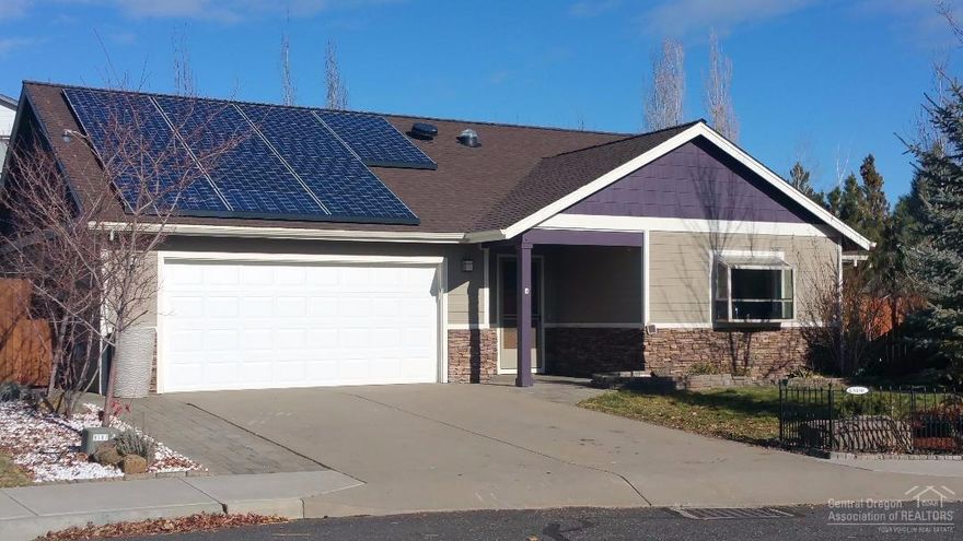 You enter through hickory front door onto the tile entry through arched doorway to a spacious living and dining area. Open and spacious floor plan with gas fireplace and solar tubes throughout. Hickory cabinets, linoleum floors and over sized tub is just a few amenities. Solar panels to help with utilities bills with extra insulation in both attic and crawl space. This home lovingly maintained and pride of ownership shines in this home. Call for your appt today.