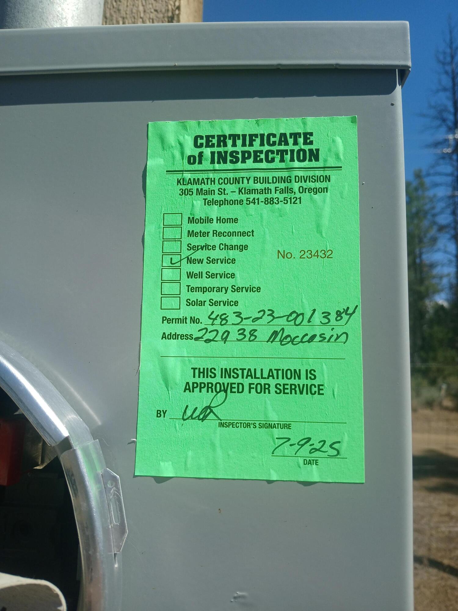 Klamath Forest Estates -First Addition - Land