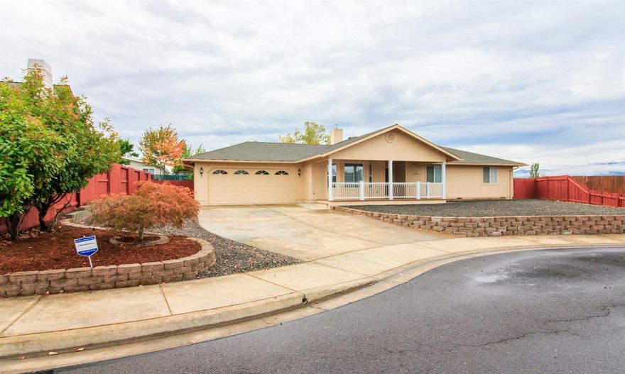 Welcome home! This well maintained home is located in a desirable Central Point neighborhood located just down the street from Don Jones Memorial Park. New water heater in 2015. New furnace and A/C, high density insulation added in the attic, and retractable screens installed in 2016. House and fence repainted in 2017. There are ceiling fans in all the bedrooms, living and dining rooms. Master bath has a large jacuzzi tub and walk in shower. Relax under the 24' long pergola in the backyard. Low maintenance yards front and back with in ground sprinklers. Don't let this one get away!