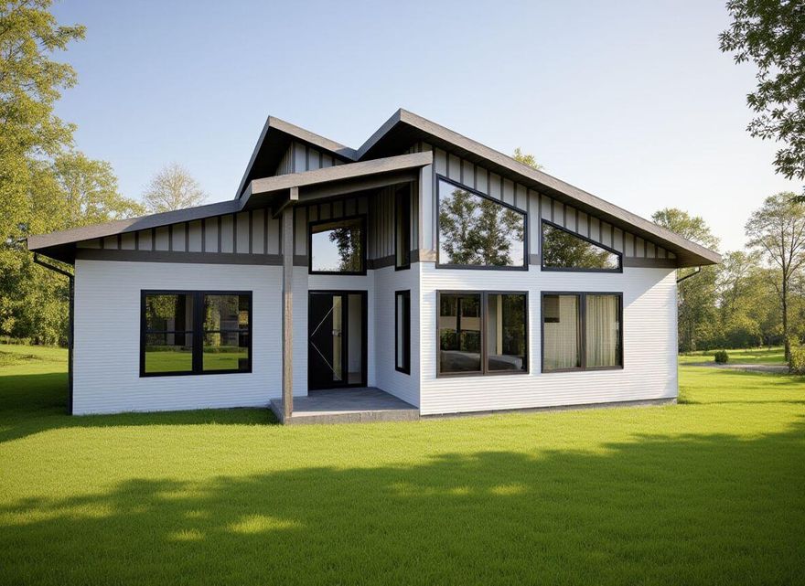 Stunning new construction in Ashland's Magnolia Meadows!  This exceptional 3-bedroom home features a unique design and thoughtful use of space, making it a true neighborhood gem.  Enjoy a pitched roof ready for solar panels, a fully fenced yard with drip irrigation, and beautiful landscaping with views of Grizzly Peak.  Inside, benefit from top-of-the-line heating and cooling, on-demand hot water, and heated flooring in the primary bath.  Elegant vaulted ceiling with skylights and clear story windows that envelope rooms with light.  Gas fireplace serves as a focal point, complemented by 8-foot rift oak doors.  Single-story living with no carpeting, deluxe primary suite, beautiful wide planked hardwood oak floors with the expansive living and dining area featuring custom built-ins, quartz countertops, and gourmet kitchen with a 36'' Bosch induction range, wine cooler, and more.  Discover your dream home today!