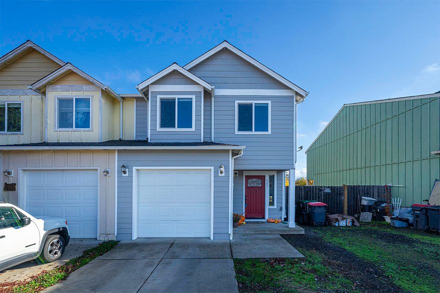 OPEN HOUSE SUNDAY 12/7, 12-3! Wonderful Investment or First-Time Buyer Opportunity! Welcome to this charming 3-bedroom, 2.5-bath townhome in the heart of Central Point. Offering over 1,400 sq ft of comfortable living space, this home features bright, open living areas and a spacious primary suite. Enjoy a private fenced backyard—perfect for pets or outdoor hobbies—and a convenient one-car garage. Ideally located near parks, shopping, and easy access to Medford and Jacksonville, this move-in ready home combines comfort, convenience, and value. Whether you're looking to invest or buy your first home, this property is a must-see!