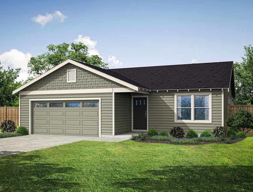 2% Lender Credit Offered for a Limited Time!
Welcome to Sagebrook Estates! This thoughtfully designed single-level home features 3 bedrooms, 2 bathrooms, and a spacious great room layout filled with natural light. Modern finishes include LVP flooring, plush carpet, and a stylish kitchen with quartz countertops, stainless steel appliances, and generous storage. Enjoy year-round comfort with a ductless heating/cooling system and endless hot water from the tankless water heater. Energy Star certification means improved efficiency and lower utility costs. The home also offers a double-car garage and professionally landscaped front yard. Located in the desirable Sagebrook Estates community, you'll enjoy a peaceful neighborhood while being close to parks, schools, and local amenities. Perfect for relaxing or entertaining, this home blends comfort, function, and style. Don't miss your chance to own in this growing Madras neighborhood!