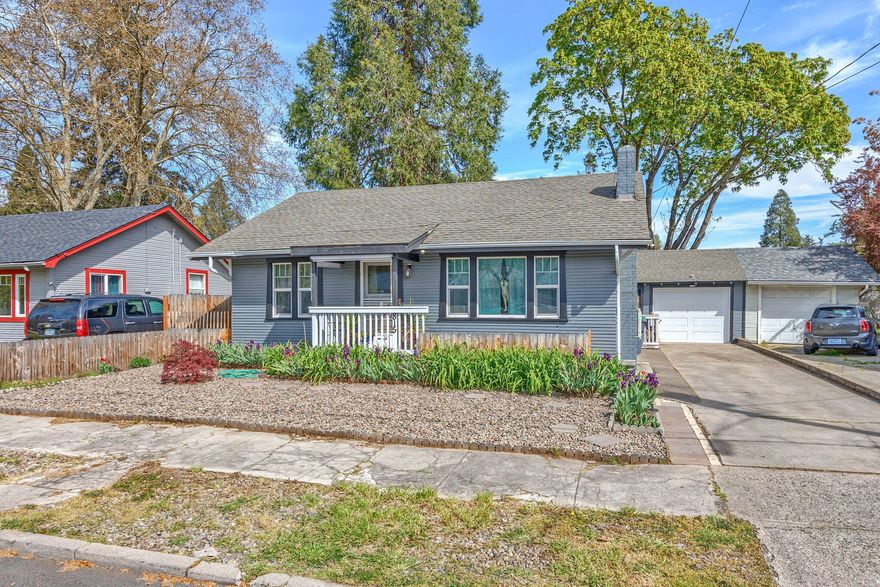 Welcome to this move in ready home!  This property offers so much!  Potential to add additional dwellings on this one- buyer to complete all their own due diligence regarding additional dwellings.  This home also features a new heat pump in 2020, new windows, bathroom has been updated with a new tub, toilet and vanity and even new floors in the home!  Cute cottage style featuring a great yard and alley access.  The home does have a fireplace, but the owner has never used it.  Take a peek at this 1925 year built adorable 2 bedroom home!