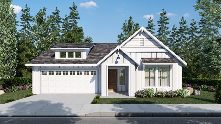 PRE_SALE - Lot:DC61 - MonteVista Homes Charity Farmhouse Floor Plan is beautiful single-level, 3 bedroom, 2 bath 1868 sq ft home in Redmond's Premiere Dry Canyon VIllage Community! Featuring an award winning kitchen with quartz countertops, an island w/breakfast bar, a stainless European hood fan and Stainless steel appliances. The Charity is a craftsman style home that won 6 awards in the COBA tour of homes;  including Best of Show, Best Value, Best Master Suite, Best Interior Finish. This plan features open living spaces, vaulted ceilings in the great room, spacious master bedroom with well appointed master bath and walk in closet. This high-quality home is located in desirable NW Redmond with a Northernexposed 12 X 10 covered patio and backyard. Conveniently located near Redmond's Dry Canyon with all of its amenities, convenient shopping and restaurants in Redmond's Historic Downtown. Come see why we're the Central Oregon Builder Association's 2018 Builder of the year