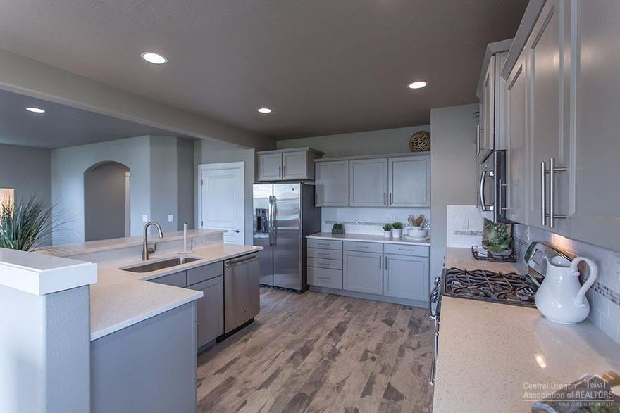 The 2250 square foot stylish and versatile two-story Talent has a first floor that features a wonderfully open kitchen with dining area and great space, which is the perfect place for entertainment or relaxation. Upstairs is home to the spacious bedrooms, laundry room, and an extra full bathroom. The master suite has an oversized closet and en suite bathroom complete with double vanity. There is still time to put your design stamp! Pictures are not of actual home, but of how you may choose to design.