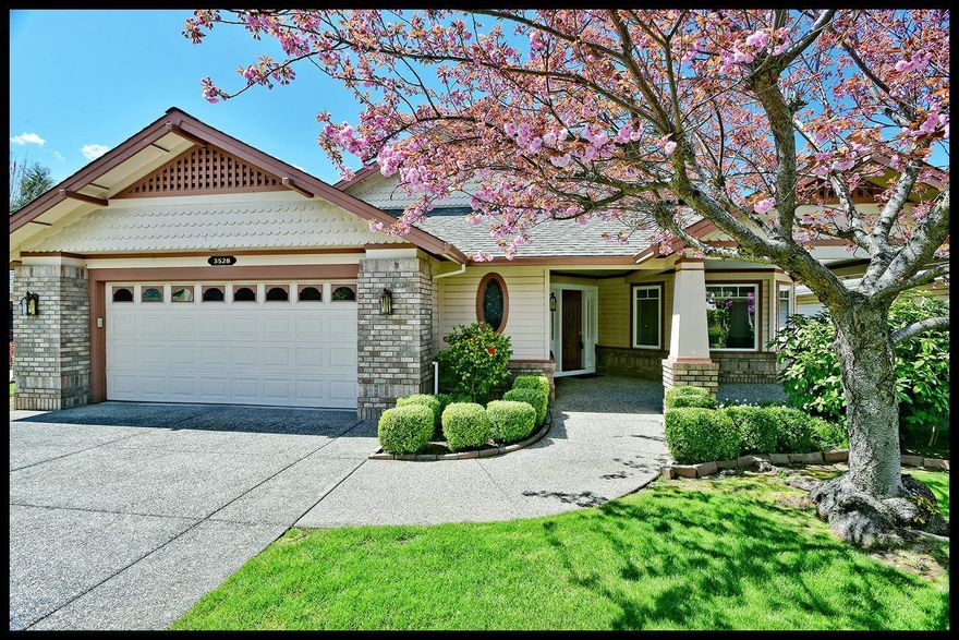 Fantastic home on the 8th Fairway of the Rogue Valley Country Club! This naturally light and bright open concept home is in the sought after Country Club Village featuring low traffic streets and a darling central park. The great room has soaring vaulted ceilings, a gas fireplace, and wonderful views of the fairway. The master en-suite boasts vaulted ceilings, private door to the patio, dual vanities, soaking tub, shower, and a gigantic walk-in closet! The additional two bedrooms are spacious, and one is set up as an additional en-suite. The kitchen features tons of cabinetry, a center island, and a nicely sized breakfast room. The dining room has a nice built-in cabinetry. The garage is oversized with golf cart parking and shop area plus overhead storage with pull down stairs. There are two covered patios, one at the front entry, and one in the back of the home, perfect for morning coffee and evening sunsets. This is a wonderful home in a wonderful location!
