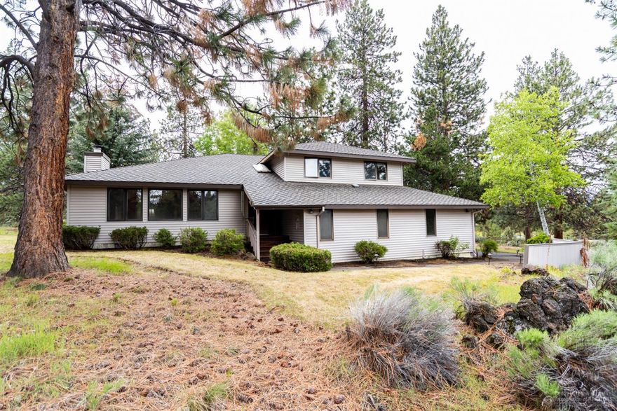 Custom built home in serene Woodside Ranch. 4 bedrooms, 2.5 baths. Great room floor plan. Super private location. Spacious office with built ins. Downstairs has an outside entrance with a large space/bonus room with a bedroom and bathroom that could be a mother-in-law unit or multi-generational set up (or rental). Unique four seasons room that could be a gardener's dream set up with its own heating/cooling system. Over-sized 3 car garage. Huge detached shop with double doors. Horse stall set up in the back of the shop. All on 2.51 acres close to everything! Newer HVAC and septic system.