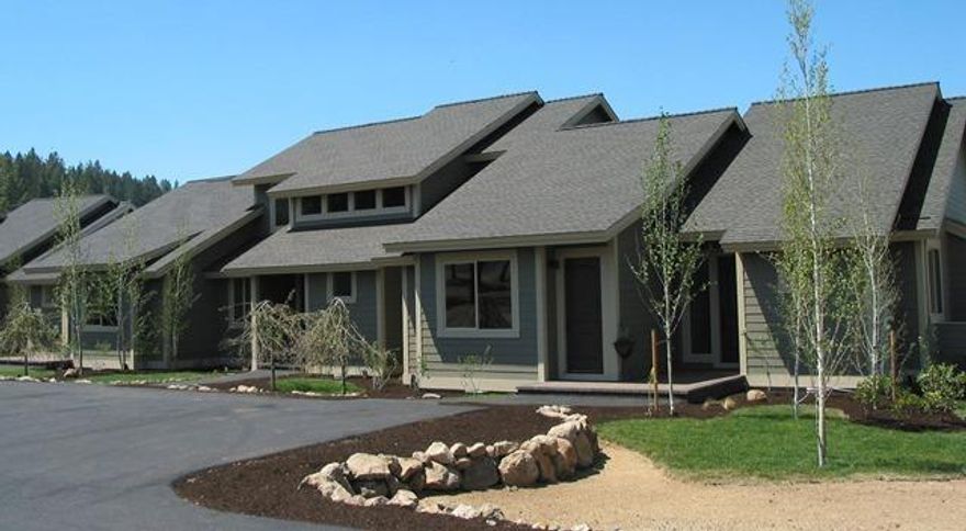 The Golf Villas at Aspen Run are unique in their location, design and vacation rental designation.This two bedroom plan consists of over 1,600 convenient single floor living space with a lockable suite with private entry, often called a lock-off''. Enter the vaulted ceiling living area and you are drawn to the wall of windows viewing the field of wheat, forested mountains and Running Y golf course.The professionally designed kitchen has Kitchen Aid and Frigidaire gallery appliances, granite tops and slate floor, with breakfast bar.A cozy gas fireplace surrounded by custom built-ins is the highlight of the living area while an expansive terrace adds outdoor living space. The Master bedroom boasts ranch views plus an oversized bath with separate tub and shower and washer/dryer area.The nine foot ceilings, along with the vaulted ceilings in the kitchen, dining and living area offer the feeling of spaciousness and drama.