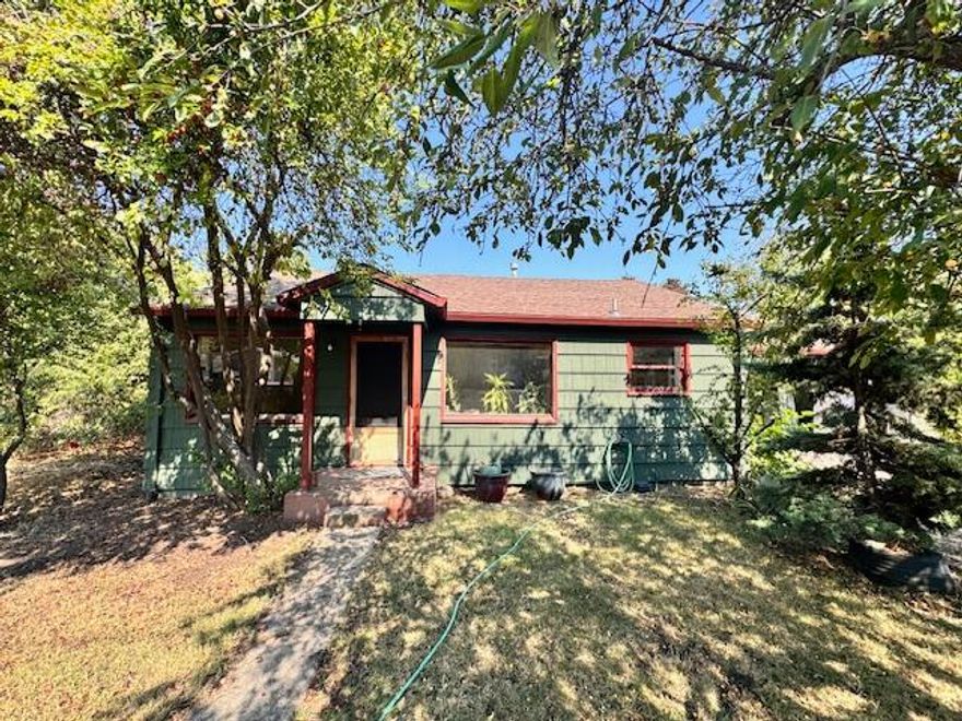 Welcome to this charming mid-century modern home, ideally located in the desirable West Talent neighborhood—just minutes from Talent Elementary and Talent Middle School. This 3-bedroom, 2-bathroom home has been lovingly maintained over the years and offers timeless style, comfort, and features hardwood floors throughout. The light-filled dining area includes a large sliding glass door that opens to a covered back porch, perfect for indoor-outdoor living. Step outside to a spacious backyard designed for relaxation, gardening, or entertaining. An added bonus is the 336 sq. ft. unfinished studio—ready for your vision. Add drywall and run electrical, it could easily become an art studio, crafts room, home office, or guest space.
Enjoy the convenience of being close to downtown Talent, with shopping, dining, and entertainment just minutes away.