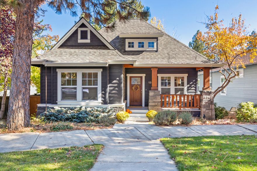 Just a few blocks from the vibrant heart of Northwest Crossing, this beautifully updated single-level home has been thoughtfully redesigned by Fishhouse Design Studio. Featured in both NWX Stroll Magazine and Bend Home & Design, the home seamlessly blends its original craftsman style with modern upgrades for today's lifestyle. The thoughtful redesign preserves the home's signature arches and craftsman charm while incorporating custom features like Moroccan-inspired tile, stained wood accents, and high-quality fixtures. The result is a tranquil, inviting atmosphere, perfect for those seeking a peaceful retreat. Every detail in the home has been carefully selected. Enjoy a low-maintenance yard, designed for ease of care, and don't miss the heated large storage room that's accessible through the garage. New roof was installed in 2019 and the white oak floors were refinished in 2022.