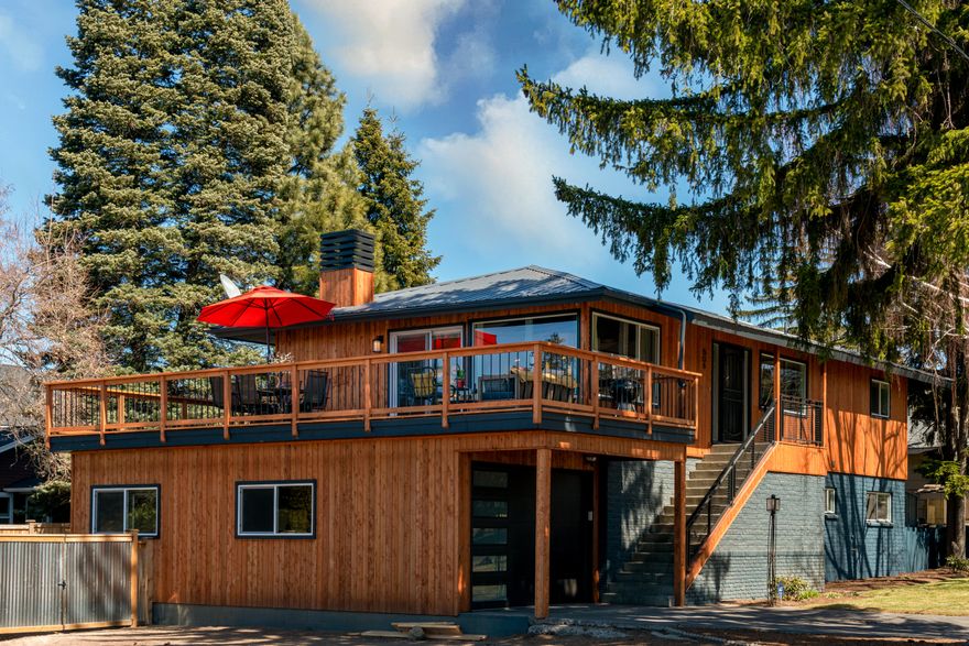 Midtown dream home in one of the most up and coming areas of Bend.  3 bedrooms, 2.5 bath with 2,575 sf of completely remodeled living space. Sit on the expansive second story deck and watch the world go by in this fun, active, dog and bike friendly neighborhood with the most amazing mountain views you can find. Entertainers delight inside and out with the amazing open concept living that they have thoughtfully designed with a mid-century modern vibe.  This beautiful home sits on a fully fenced and landscaped .2 acre lot overlooking Orchard park. HVAC system has been updated to an energy-efficient Lennox 4 head ductless heat pump system along with a tankless natural gas water heater.  No details were left out in this home. This property is in the process with the city of Bend getting approved for an ADU.  Which is priceless not only in Bend but especially in midtown.