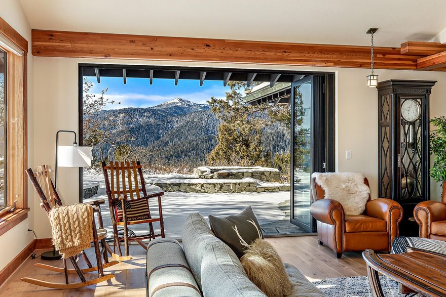 DREAM ESTATE with 2 CRAFTSMAN/MODERN MOUNTAIN HOMES ALL ON 164 acres boasting prestigious views of Mt Ashland, Mt Shasta, Siskiyou Mtns, Pilot Rock and beyond. Unique opportunity! MAIN HOME features gorgeous open floorplan with amazing views from every room, White Oak/Cherrywood/Slate floors throughout, two-4 panel folding doors in living room that open to seamlessly transitioning between inside/outside. Gourmet Kitchen with Monogram/SubZero appliances; High/Vaulted Ceilings w/wood beams. Beautiful 3 bdrms 4 bath, large office, and Garage. SECOND HOME 3 bdrm, garage w/shop, Hot Tub.  Close to Ashland Ski Park & Emigrant Lake, as well as Biking,Hiking,Hunting,Gardening,Tennis, on your own property! All estate equipment and Home Furnishings are available. Complete turnkey property & would make a great 2nd vacation home.  Possible Owner Carry Terms.