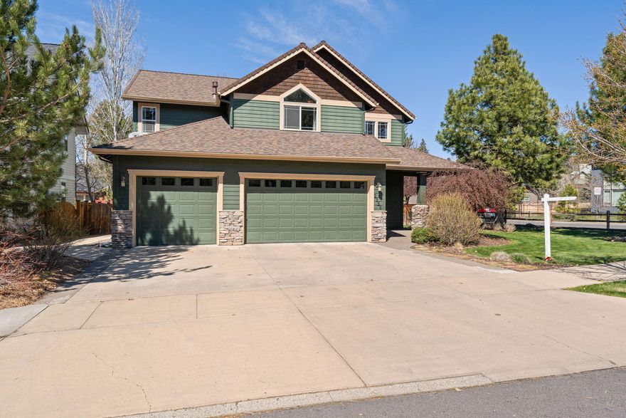 Spacious corner-lot home boasts four bedrooms, two and a half baths, a dedicated office and a three-car garage, providing ample space for both relaxation and functionality.  Step inside to discover hardwood floors, stainless steel appliances, tile counters, and a cozy gas fireplace.  The main-floor office features custom built-ins.  The primary suite is a true retreat, complete with a sitting area, walk-in closet, and a brand-new spa-inspired primary bathroom, complete with a heated floor,  gorgeous tiled shower with two shower heads, indulgent sauna, and an elegant soaking tub. Venture outdoors to a beautifully renovated backyard, where a lovely patio and raised garden beds create an idyllic space for entertaining and unwinding.  Additional highlights include whole-house industrial fan, custom backyard shed.  New roof installed in 2023.  A new fence scheduled for installation mid-June