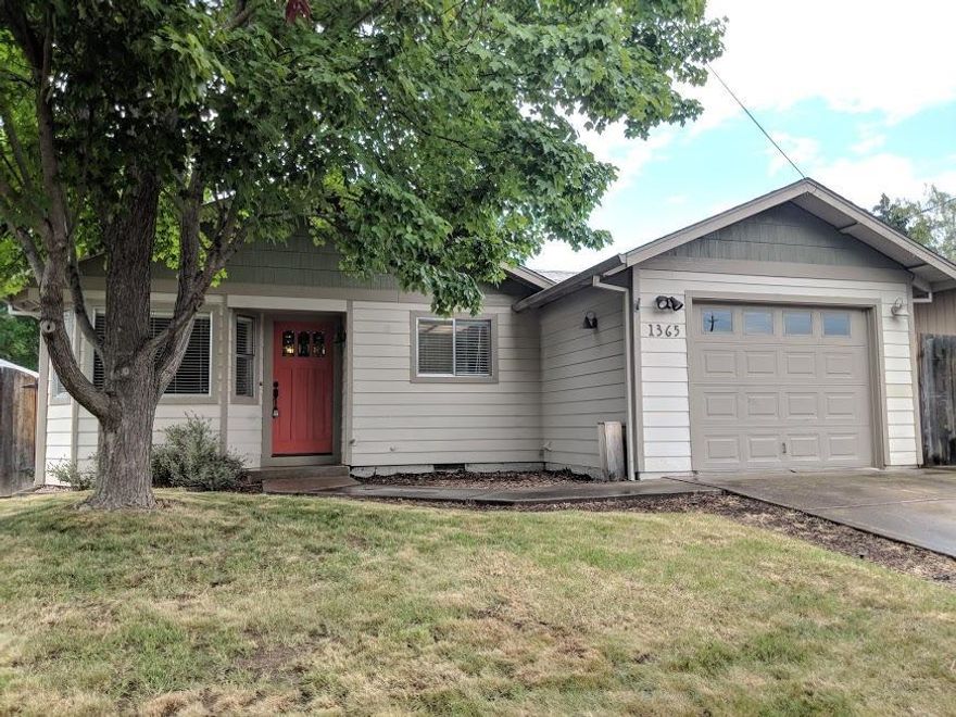 This is a great home featuring 3 bedrooms, two bathrooms and a huge back yard! Living room with a window seat, dining area and great kitchen with plenty of cabinets and cupboards. Dining room located off the kitchen. Newer flooring in dining area and kitchen. Small RV parking, great patio and huge back yard.