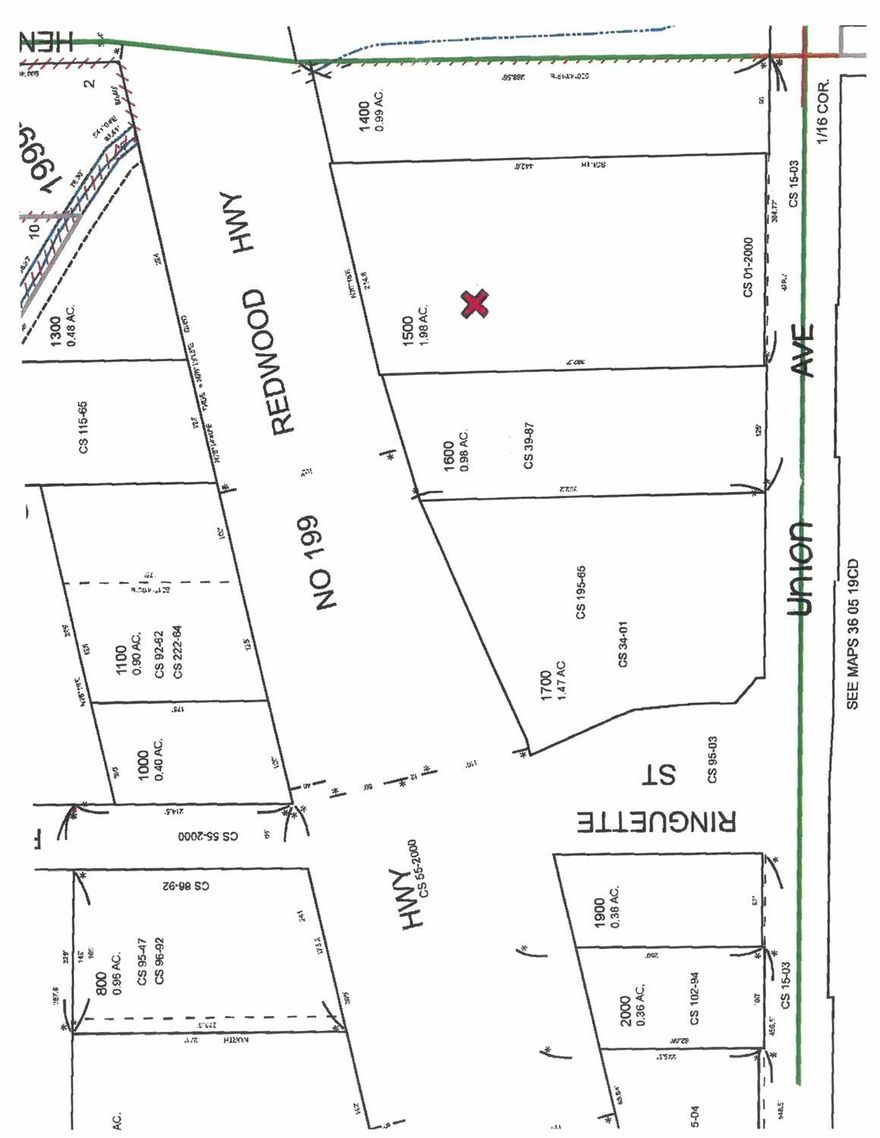 Top location in desirable, growth area near a lighted intersection. Additional acreage available as well. One of the highest traffic count locations in town, with great Redwood Hwy/199 frontage (Southern Oregon's only coastal route). Boasts an excellent mix of daily and occasional, as well as travel traffic. Zoned General commercial with additional building height permitted (up to 81') ideal for a wide range of commercial uses. Buyer to do own due diligence and confirm all representations.