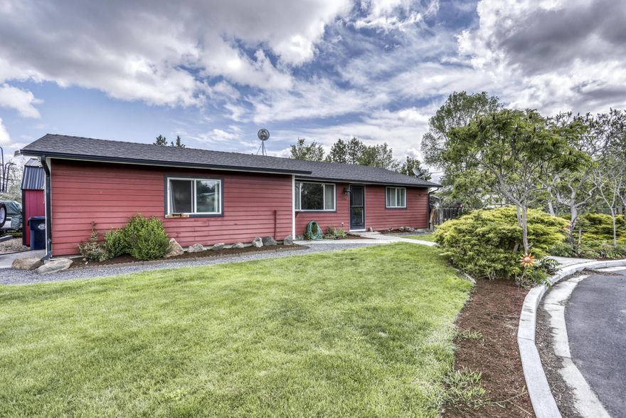 Great location in SW Redmond! This home sits on a corner lot in a cul-de-sac with nice sized front and back yards. RV parking in the long driveway with 50 AMP hookup. Inside you will find a recently updated kitchen and bathroom with new flooring and doors throughout the main home. New 10'X20' shed included. Schedule a private showing today!