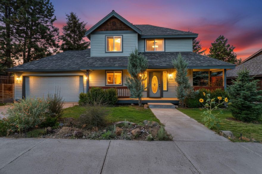 Located in Bend's popular midtown district just a few blocks from Hollinshead park & community gardens AND less than 1 mile from the base trails at Pilot Butte!! Location says it all but this house will win your heart too with updated kitchen featuring newer stainless appliances, granite countertops and real hardwood flooring! You'll also find solid wood doors, trim and cabinets throughout. The floor plan is open living with plenty of sunlight and extra half bath on main-level. The home lives larger than expected with 3 full bedrooms and 2 full bathrooms upstairs. Newer heat pump including A/C. Covered front porch and private back deck provide excellent outdoor spaces with fully fenced yard! Come visit and see this midtown gem featuring plenty of upgrades and character too ~