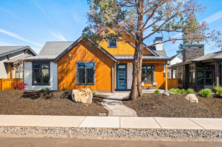 Welcome to this exquisite American Farmhouse, a stunning union of tradition and modernity, nestled in the vibrant community of Sisters, Oregon. Having clinched six awards on the 2023 COBA tour of homes for its beautiful design and eco-friendly features. Step into an expansive living space that seamlessly blends sophistication with comfort. The living room has vaulted ceilings, and an open layout, perfect for hosting guests or a quiet evening in. The heart of the home is the gourmet kitchen, equipped with an oversized island and a custom dry bar including a wine cooler. Stylish White oak cabinets with quartz countertops throughout, With three cozy bedrooms and a dedicated office space. Enjoy the neighborhood park, nearby hiking trails and short walk to downtown
Sisters. Sellers are offering a credit to buyers for closing costs! Disclosure: Listing Agent is also owner of the home.