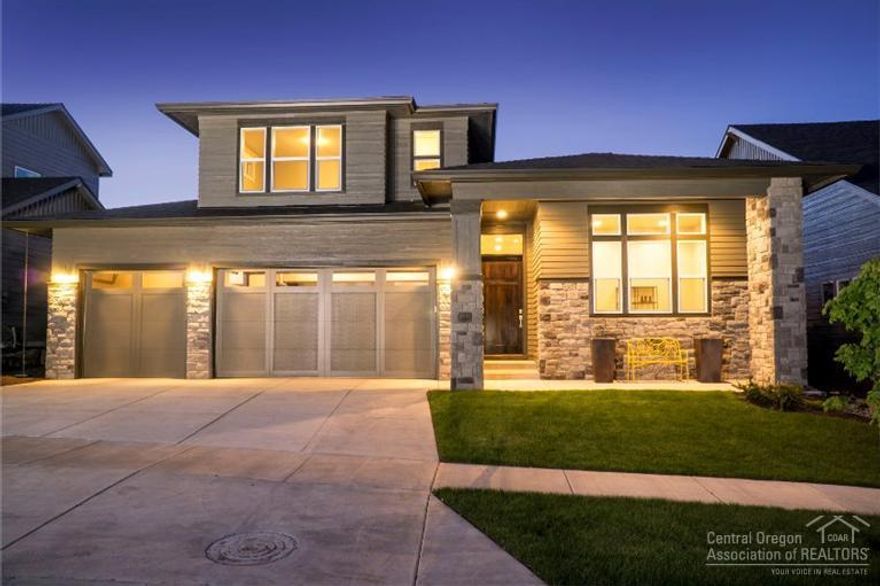 The community pool is opening soon! Enjoy the lifestyle in Aspen Rim. Discover the collection of homes being built by Simplicity Homes on Bend's Westside. Our newly completed Elite plan is designed mostly as a single level with an upstairs bonus room and fourth bedroom suite. This NW Prairie style home offers a great room concept with a spacious kitchen, large entertaining island, dual dishwashers, walk-in pantry, den office, plus a bonus room. Ample storage space and a triple car garage.