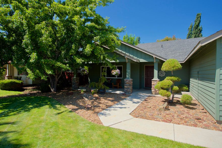 Turn Key home in NW Redmond neighborhood near the dry canyon trails. This home offers a large lot with established landscaping offering tranquil privacy with the convenience of living in town. Completely updated 3/2 with an open floor plan, large vaulted ceilings in the main living area and master bedroom. From flooring to interior paint and updated finishes through out this home, it's ready to welcome new owners. Nestled on a large lot with a 3 car garage, extra storage shed and beautifully landscaped front and backyard. Don't miss this one!