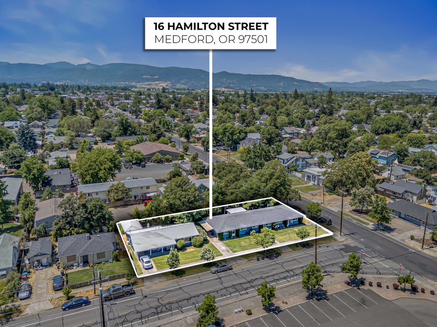 Excellent Investment Opportunity with Strong Cap Rate! This centrally located 4-plex offers a desirable mix of unit types and recent upgrades, making it a turnkey addition to any investment portfolio. The property includes a stand-alone 2-bedroom, 1-bathroom single-family home with washer/dryer hookups, and a private backyard, ideal for attracting long-term tenants. Additionally, the attached triplex includes a 4-year-old roof and features two spacious 2-bedroom, 1-bath units and one well-maintained 1-bedroom, 1-bath unit. Majority of the units have been updated with newer flooring and paint while all units include newer energy-efficient windows and ductless mini-split systems. Current rents are $1,300, $1,150, $1,050, and $1,050. With strong rental appeal, low-maintenance improvements, and a convenient central location close to services and transit, this property is well-positioned to deliver reliable cash flow and long-term value!