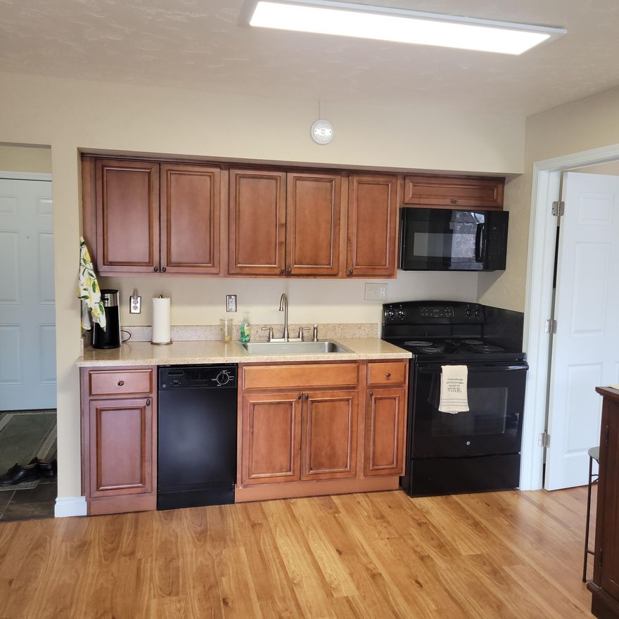 Location, Location, Location.  Walk to the River and Downtown Bend from this remodeled Condo.  1 Bedroom, 2 full tiled bathrooms, 2 patios.  Second floor, end unit with view of Pioneer Park.  Currently has a long term tenant but is eligible to be a Vacation Rental.