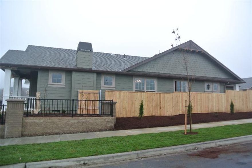 The Cambridge plan in the Summerfield cottages. Built by Mahar Homes, Inc. Earth Advantage Platinum rated for best energy savings. Pre-sold.