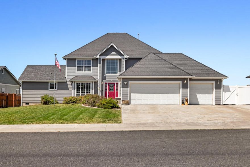 Presenting a Gorgeous 5 Bedroom, 3.5 Bathroom Home of 2,579 sf in the Henley School District.  Included is a 2024 built Bedroom with Full Bath addition on the main level, with kitchen sink, mini-fridge, and private porch, providing flexible options for a Main Level Primary Suite, or other options. This Home offers a Kitchen with 2 Wall Ovens & Pantry, both Living & Family rooms, a Dining room, and a beautifully designed Staircase leads to 4 Bedrooms & 2 full Baths on the upper level. In addition to the large Lot, this property offers a View of Mount Shasta and benefits from open land at the back for added privacy.  A 12x16 Shed & 3 Car finished Garage allows for storage needs, and the expansive covered Patio with relaxing Hot Tub enhances the enjoyment of this wonderful property. Ample Gated Parking for an RV.  Vinyl Fencing & a good Roof contributes to the exterior's durability, while a Gas Fireplace, Central Heat, & Air Conditioning ensures year-round comfort in this spacious Home.