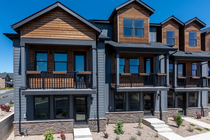 Welcome to Grimentz Luxury Townhomes, a premier new community in the heart of Bend showcasing award-winning design, quality craftsmanship, and breathtaking views.

The layout includes:
    •    A spacious 2-car garage
    •    Ground-level primary suite with private bath and walk-in closet
    •    Main-level bedroom and full bathroom—ideal for guests or multi-generational living
    •    Upper-level flex space perfect for a home office, gym, or optional 3rd bedroom

Discover the Metolius floor plan—an airy, light-filled end unit in the sought-after Grimentz Luxury Townhome community. Thoughtfully designed with high ceilings, durable LVP flooring, and stylish Northwest Contemporary finishes, this brand-new home offers comfort, flexibility, and modern living.  The open-concept great room features a cozy gas fireplace and opens to a covered balcony for year-round enjoyment. 

Conveniently located in the heart of Bend, with excellent access to highways, shopping and dining!