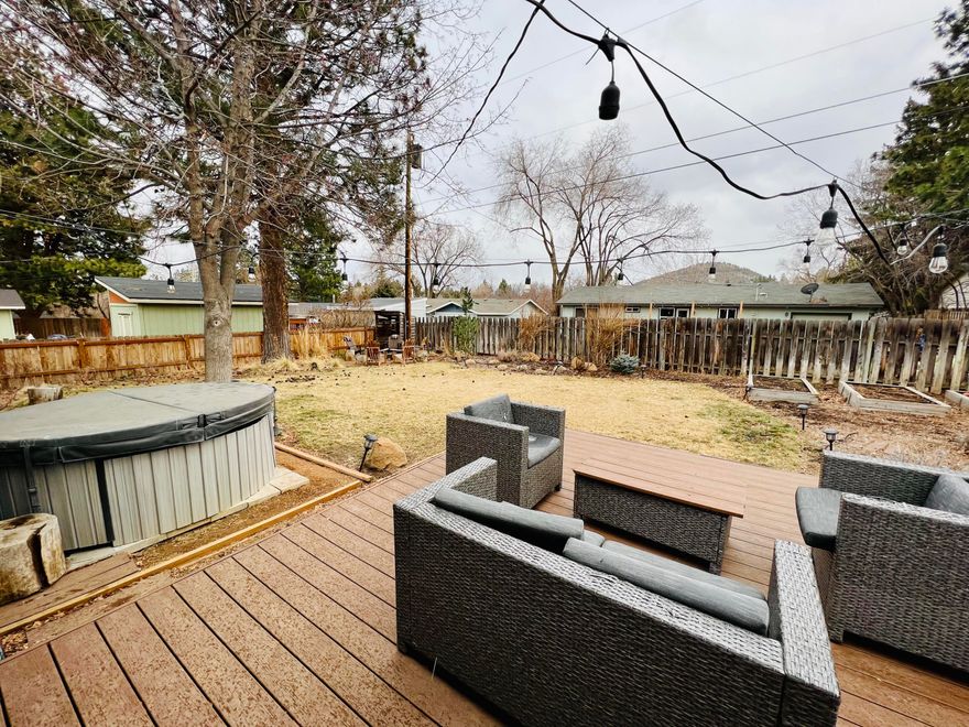 Super cute single level on a large lot in Bend's Midtown! This home is perfect for full time, part time or vacation rentals and comes fully furnished and ready to go. The home has a Type II short term rental permit and has been a popular airbnb rental for the owner. The three bedroom, two bath home lives large with an additional flex space currently being used as an office. Recent updates give the home a fresh, light and bright feel. A big, fenced backyard is perfect for entertaining! Enjoy beautiful views of Pilot Butte while enjoying the afternoon sun on the south facing deck. The home is only a few blocks from Hollinshead Park. No matter what direction you head out the door, you will find fun places to eat, shop and recreate in Bend, Oregon. See attached STR info, inventory list, floor plans and 3-D tour to walk through the home and here is the link to the airbnb listing: https://www.airbnb.com/rooms/51796967?preview_for_ml=true&source_impression_id=p3_1629653693_PvPsiREvbQbg