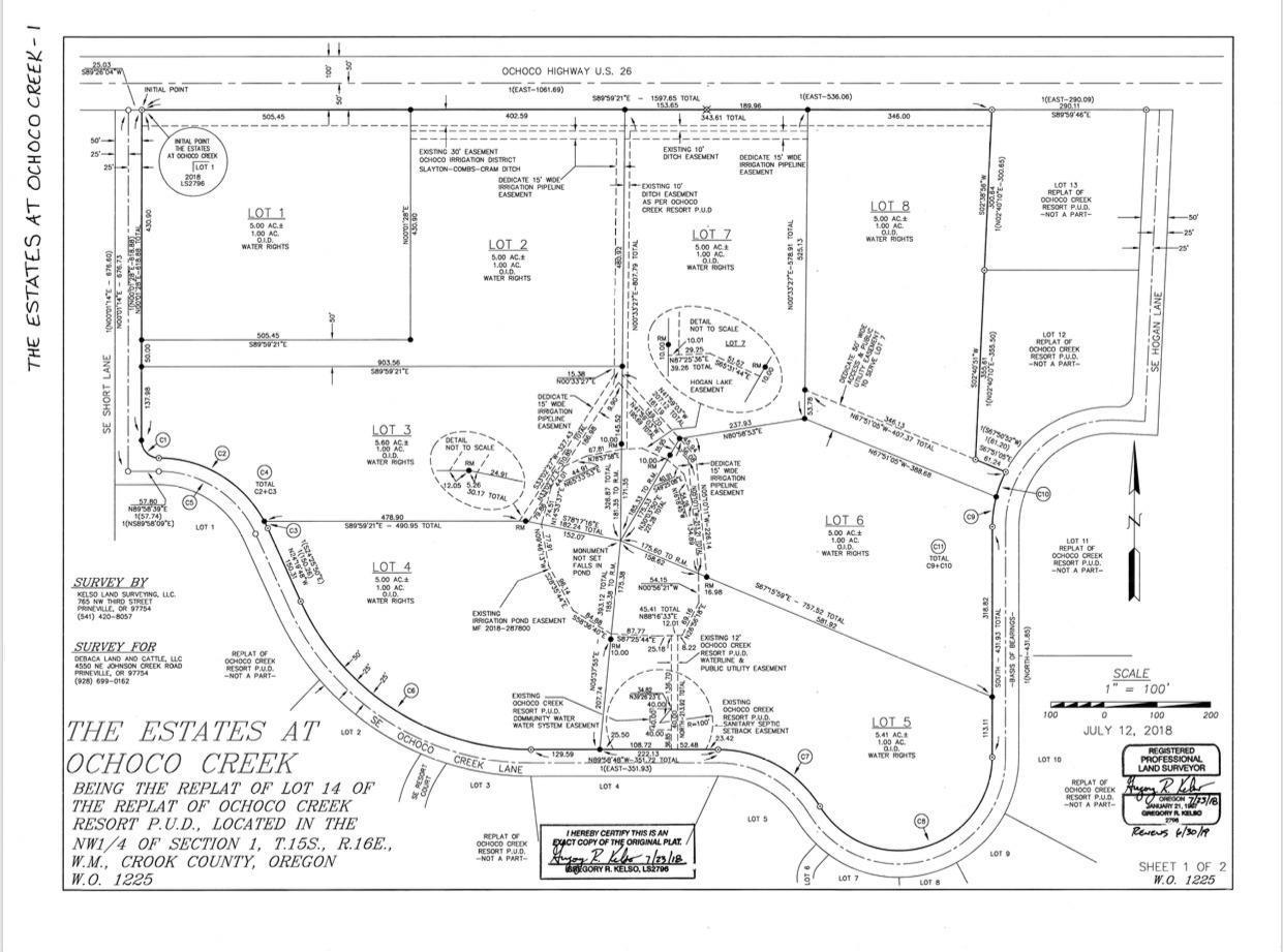 The Est at Ochoco Cr - Land