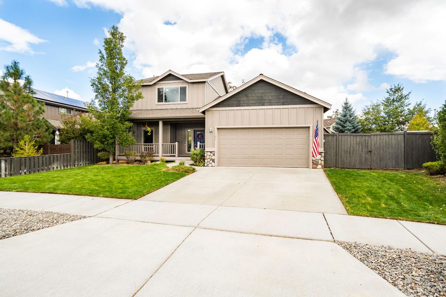A welcoming covered front porch invites you into this charming home on an oversized lot in the desirable tree-lined neighborhood of Terrango Glen. This light and bright home features an upgraded kitchen, an open great room with gas fireplace and a spacious main level master suite with double vanity and walk-in closet. Upstairs you will find a bonus loft perfect for a flex space, playroom or office, two comfortable guest bedrooms and a shared bathroom. Enjoy the large fenced yard great for entertaining with an oversized paver patio and space for gardens and RV, trailer or boat parking behind the double gates. The quiet setting is close to schools, eastside breweries and steps to the neighborhood access to the canal path and Pine Nursery Park encompassing 159 acres with an off-leash dog area, fishing pond, natural areas, disc golf course, pickle ball courts, sand volleyball courts, sports fields and trails.